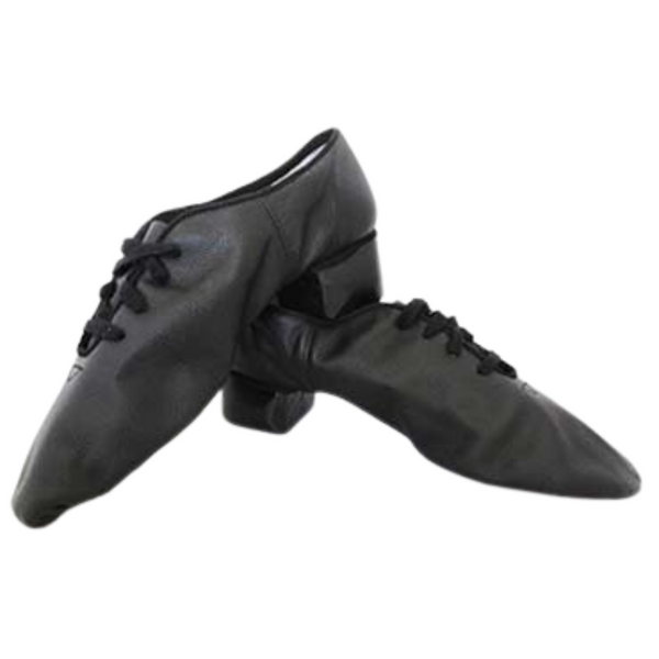 Rutherford Boys Split Sole Jazz Shoes With Soundblaster Heels