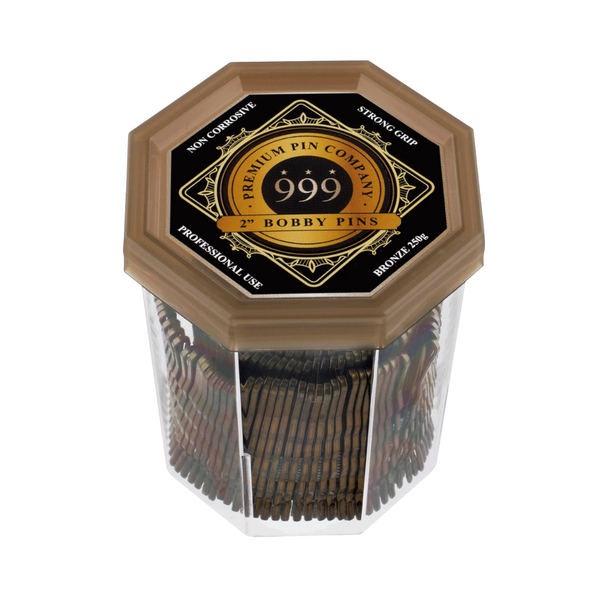 999 Premium Bobby Pins - 2 inch - BRONZE*