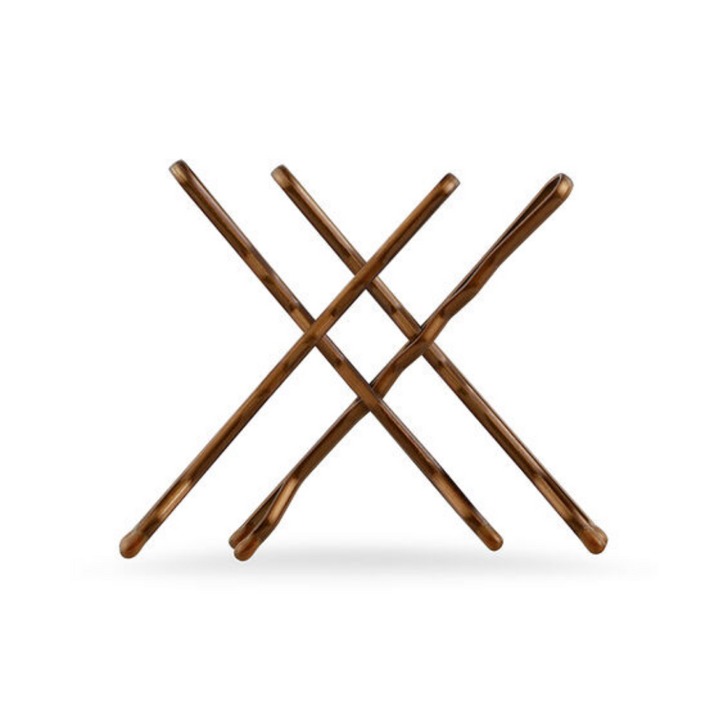 Lady Jayne Bobby Pins - 4.5cm - BROWN"