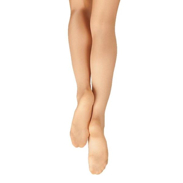 Capezio Children's Ultra Shimmery Footed Tights