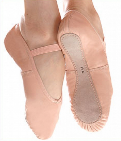 Leather Ballet Flat - Pink - Childs - Ditto Dancewear
