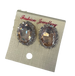 Oval Stud Performance Earrings