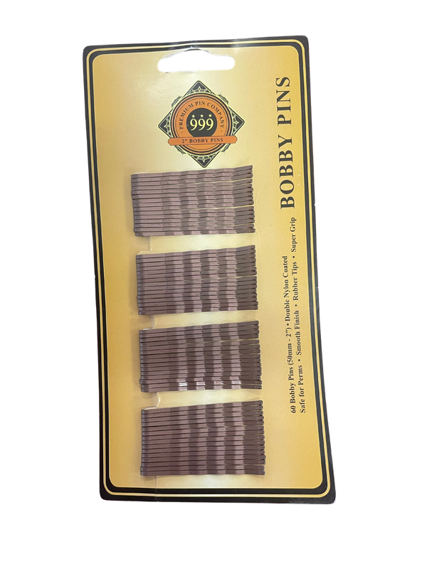 999 Bobby Pins 2" 60pcs Bronze