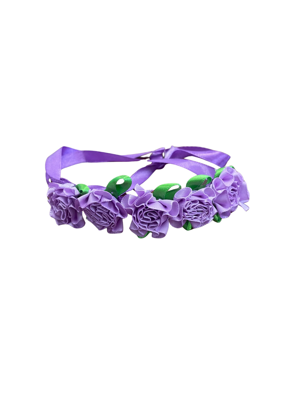 Flower Ribbon - Purple