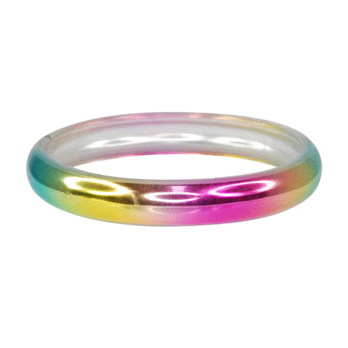 Pink Poppy Metallic Rainbow Bangle