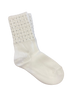 Antonio Pacelli Ultra Low Poodle Socks (Green label)  - Small Clear Diamantes - NEW