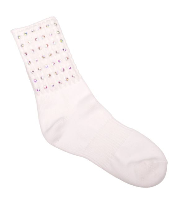 Antonio Pacelli Ultra Low Large Diamante Socks
