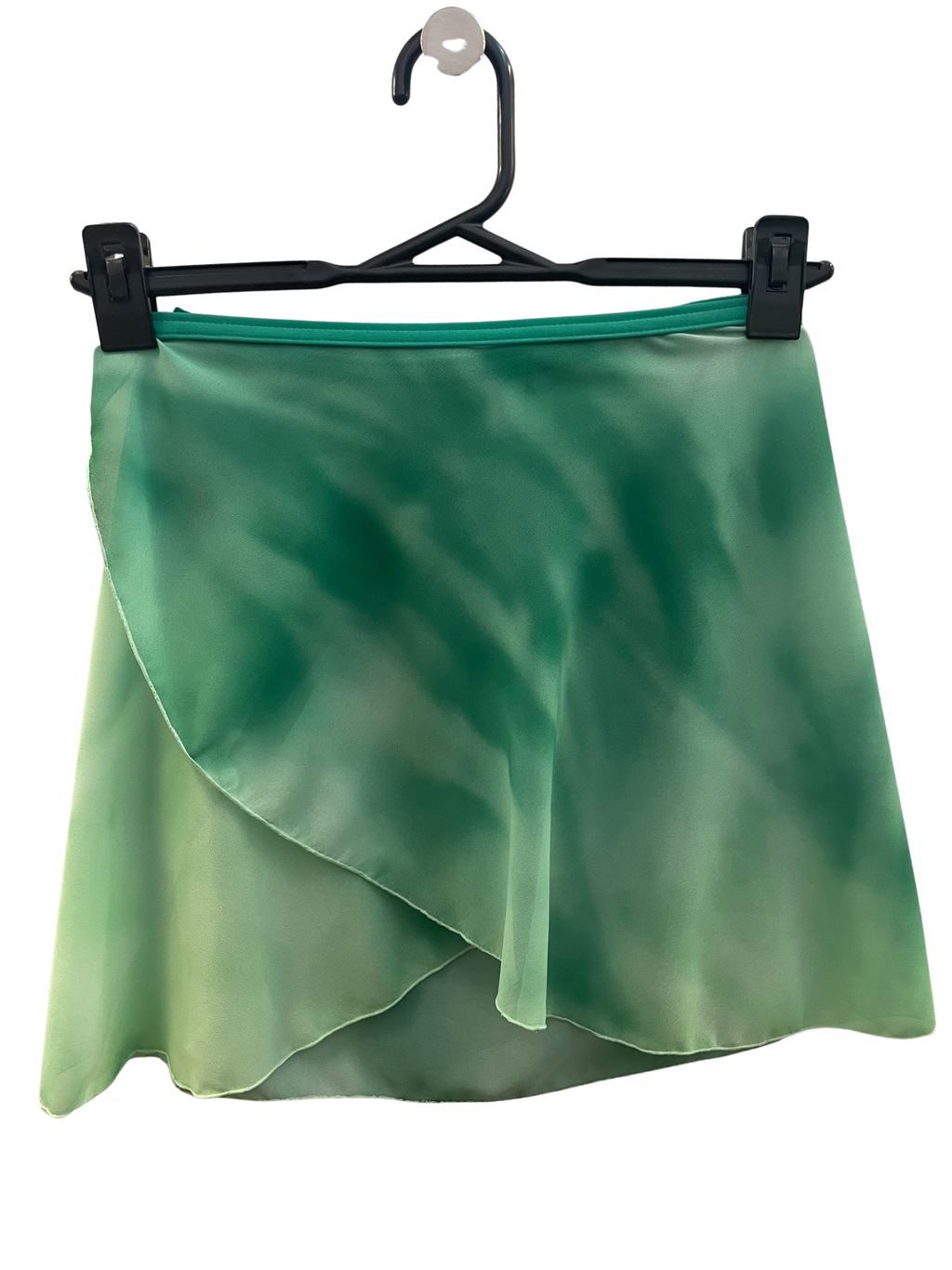 PW Dancewear Adult's Watercolour Wrap Skirt - Green