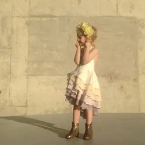 Pure Cute Flamenco Dress in Pastel Ombre