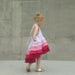 Pure Cute Flamenco Dress in Raspberry Pink Ombre
