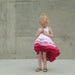 Pure Cute Flamenco Dress in Raspberry Pink Ombre