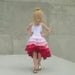 Pure Cute Flamenco Dress in Raspberry Pink Ombre