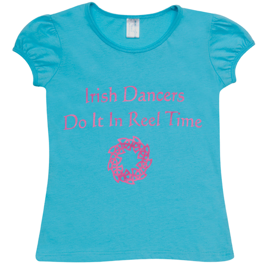 Do It In Reel Time Girl's Irish T-shirt - 4 Colours Available