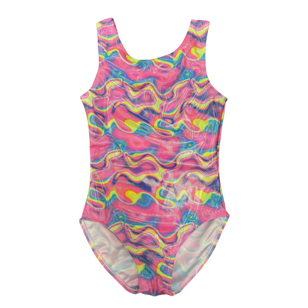 Ditto Dancewear Gym Leotard - Candy Holographic