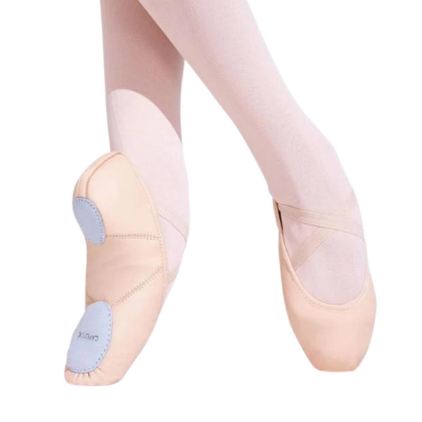 Capezio Juliet II Split Sole Leather Ballet Flat - Light Pink