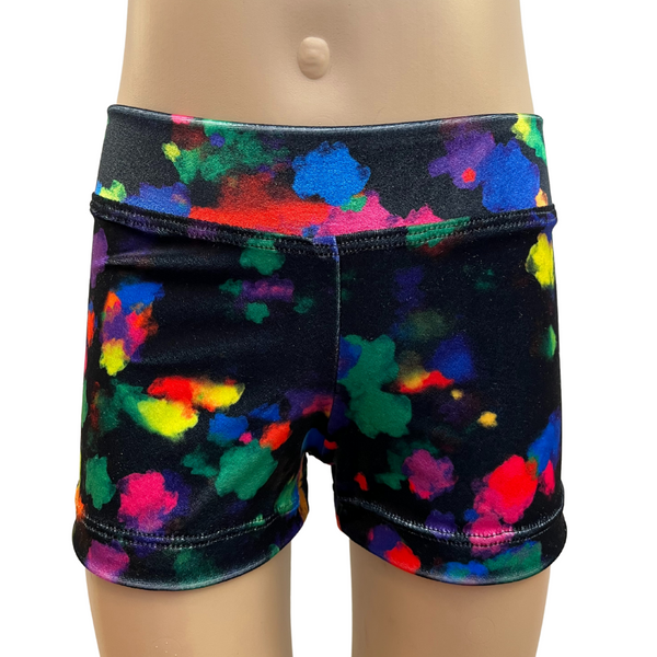 Ditto Dancewear Children's Water Spots Velvet Shorts