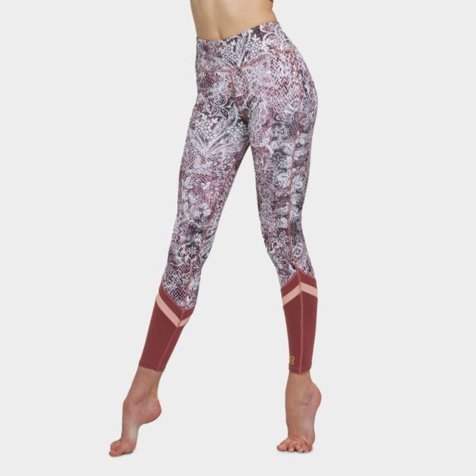 Studio 7 Erika Leggings - Pink Wild Lace