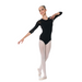 Studio 7 Children's Michaela 3/4 Sleeve Leotard - Black