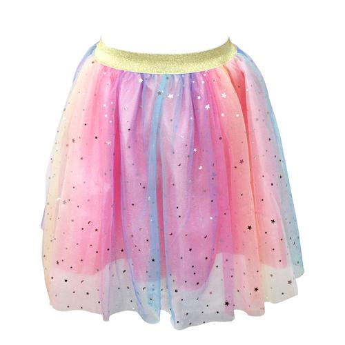 Pink Poppy Pastel Rainbow Skirt - Child 3/4