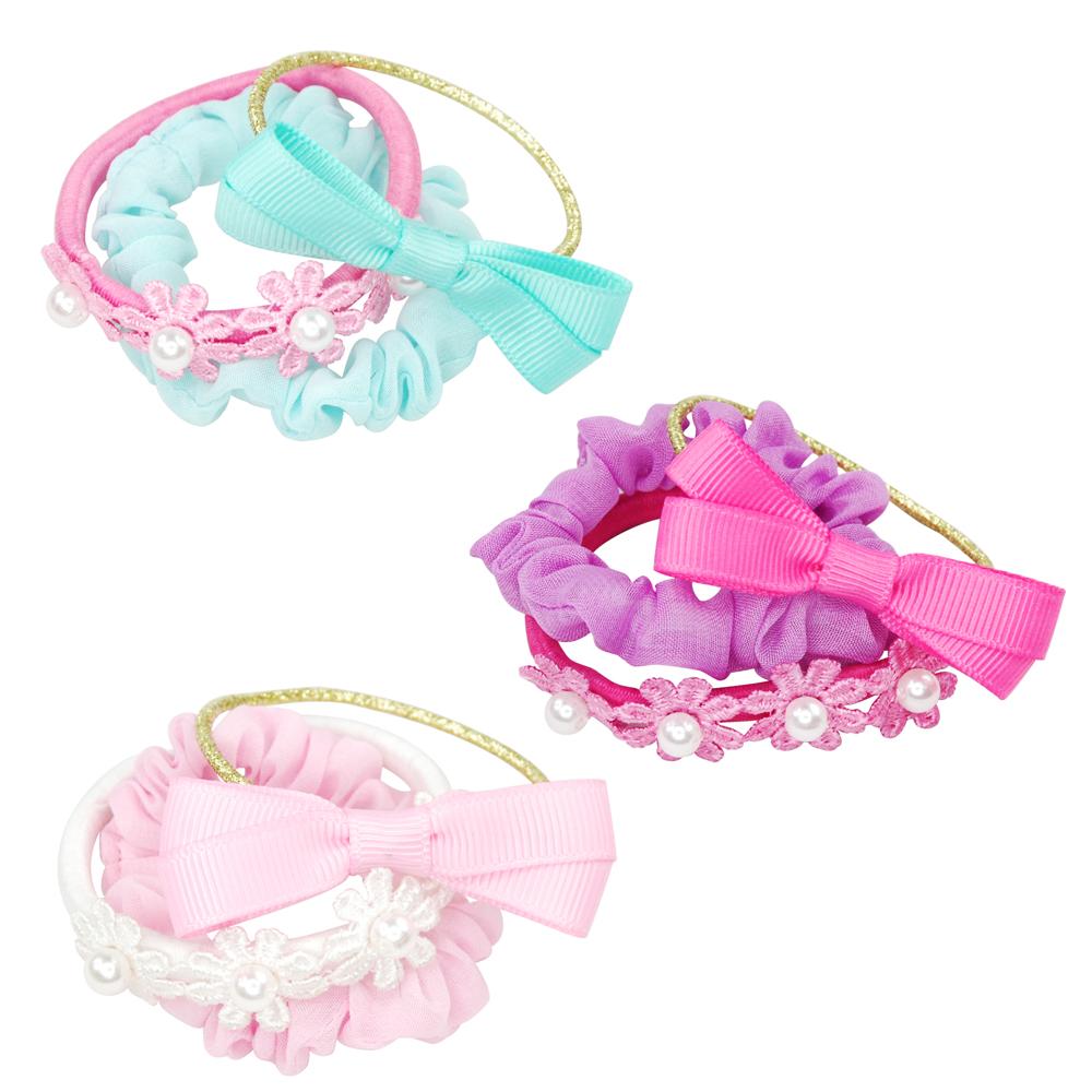 Pink Poppy Pastel Delight Scrunchie Set - Assorted