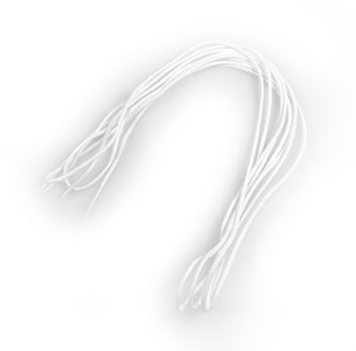 Irish Soft Shoe Laces - ROUND - WHITE - 176cm long