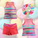 Sorbet Sparkle Singlet and Shorts Set