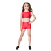 Studio 7 Children's High Waisted Shorts - Red