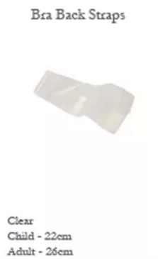 Studio 7 Clear Back Bra Strap - Adult