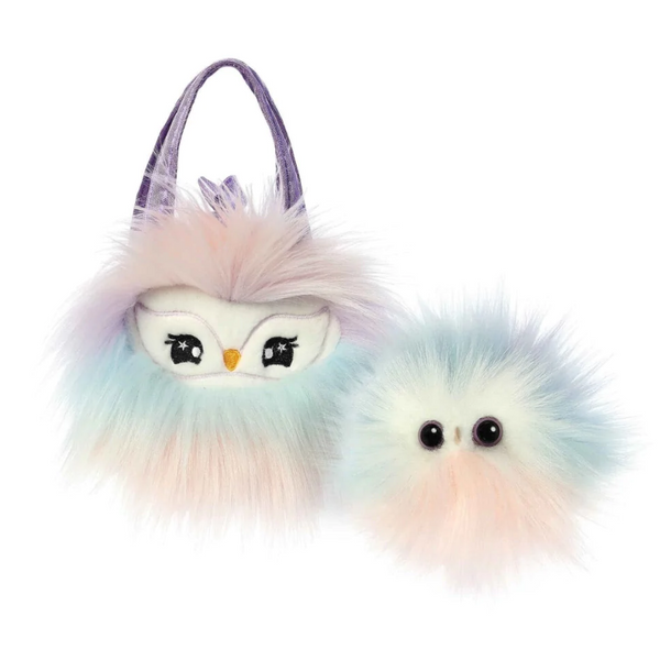 Fancy Pals - Owl in Fluffy Bag