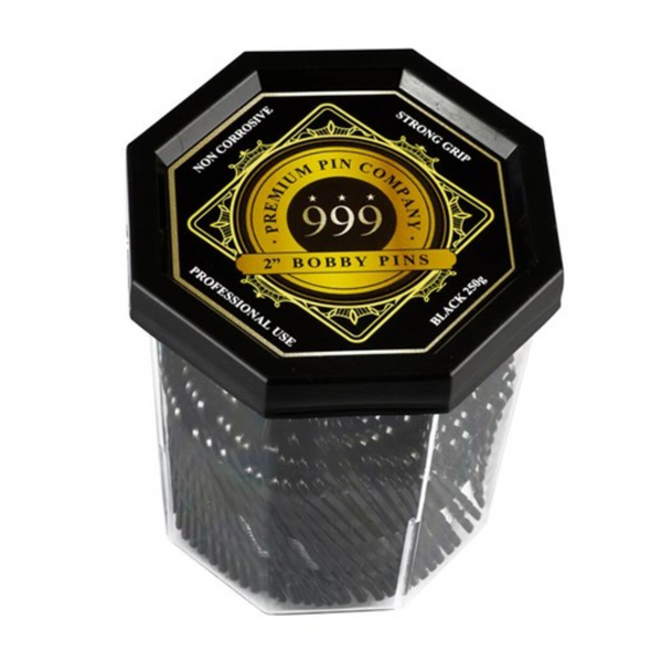 999 Premium Bobby Pins - 2 inch - BLACK*