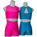 Studio 7 Children's Mesh Crop Top - Hot Pink